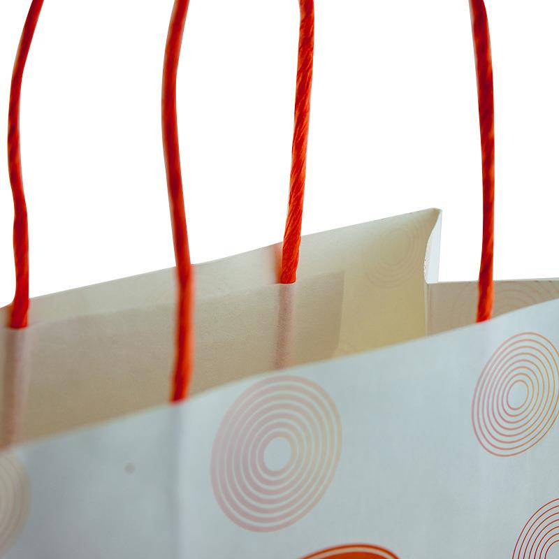 kraft bags with handles Beautifuly design(3)
