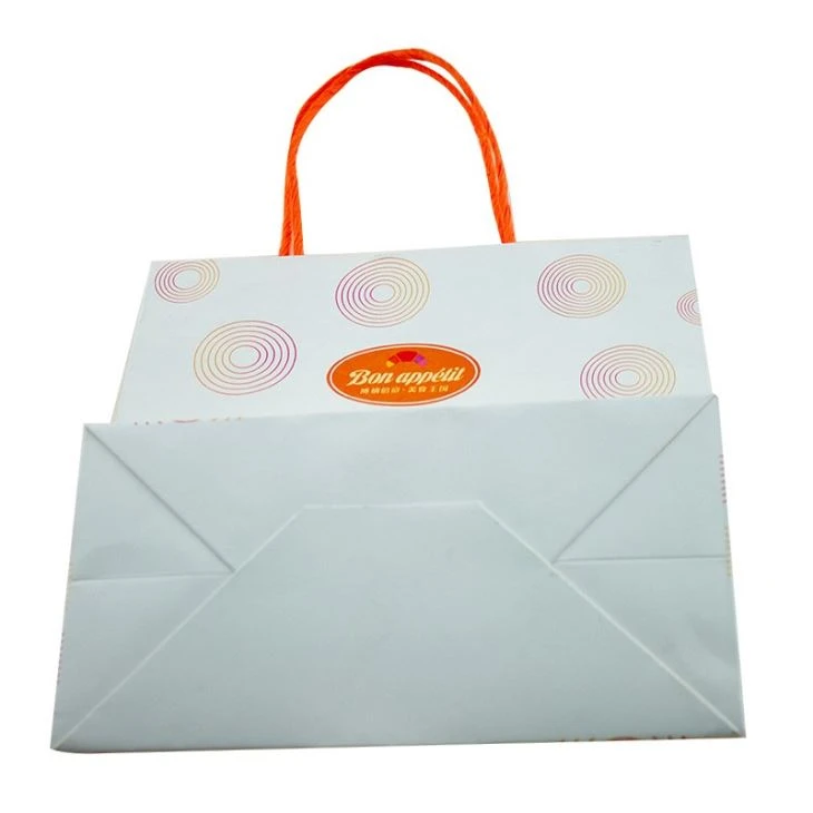 Kraft Bags With Handles For Garments Store